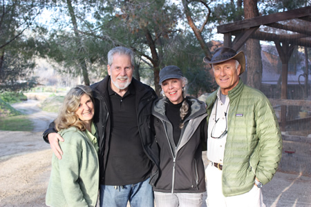 Jack and Suzi Hanna, with Ron and Pam